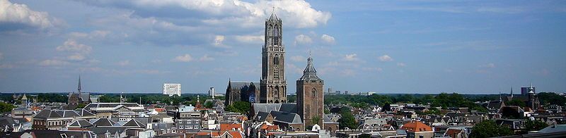 Panoramabeeld van Utrecht