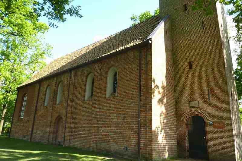 De kerk in Peize