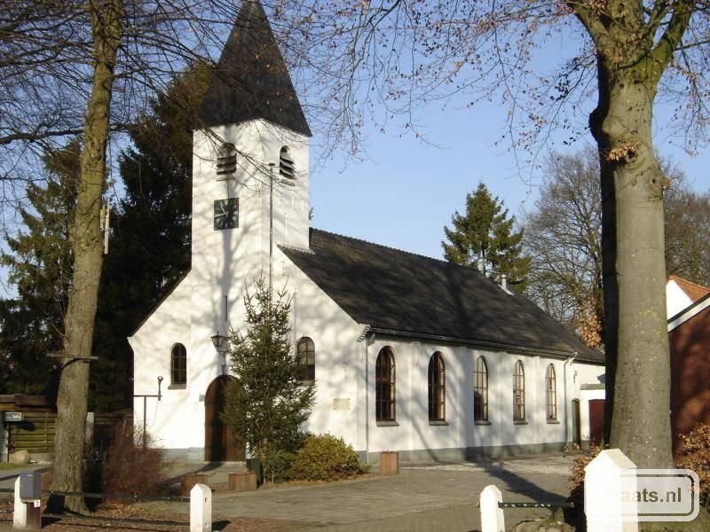 Het witte kerkje in Nieuw-Dordrecht