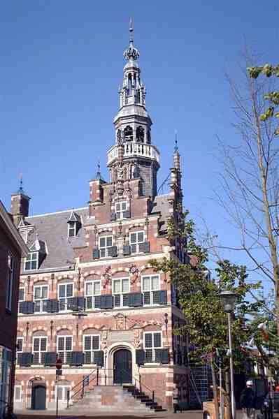 Het  stadhuis in Franeker