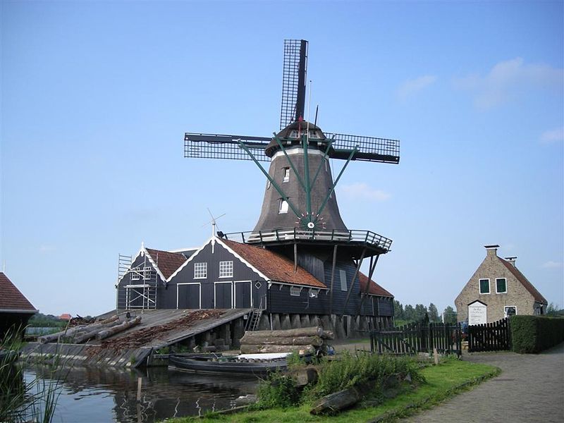 Houtzaagmolen De Rat in IJlst