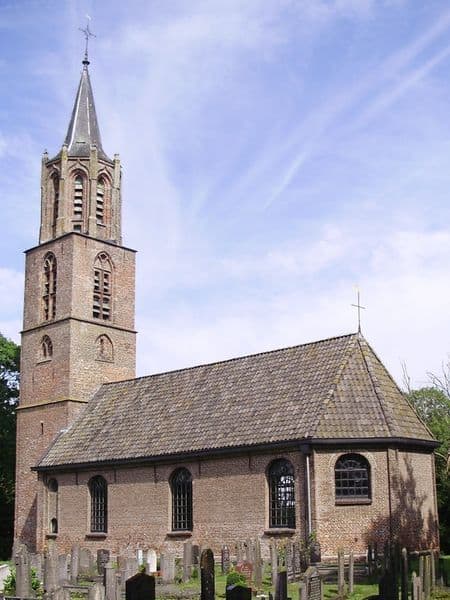 De kerk in Peperga