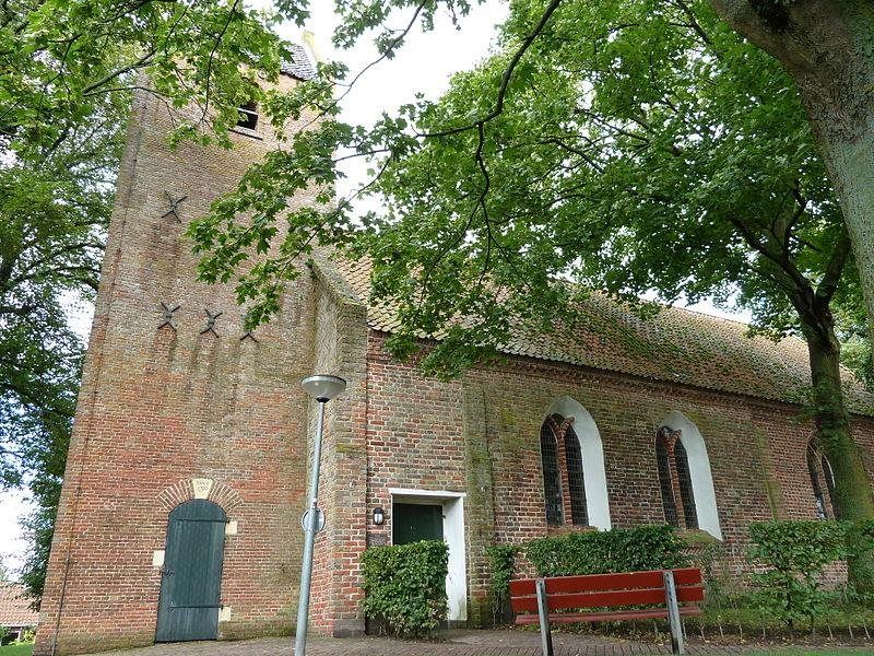 De kerk in Obergum