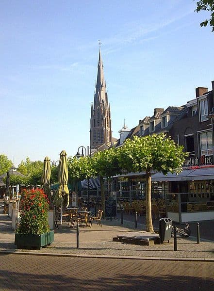 De markt in Veghel
