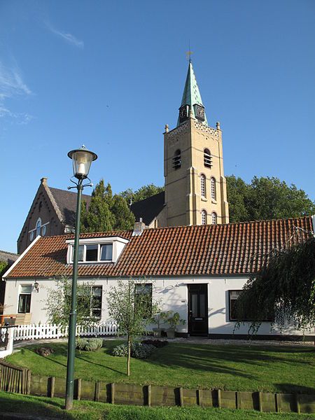 De kerk in 's-Gravendeel. Bron: Wikipedia