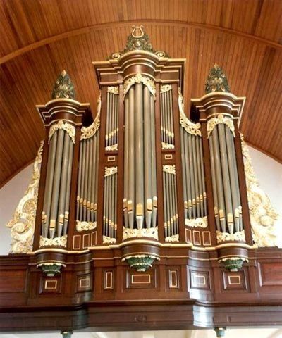 Het mooie orgel in de kerk van Daarle