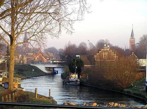 De sluis in Breukelen