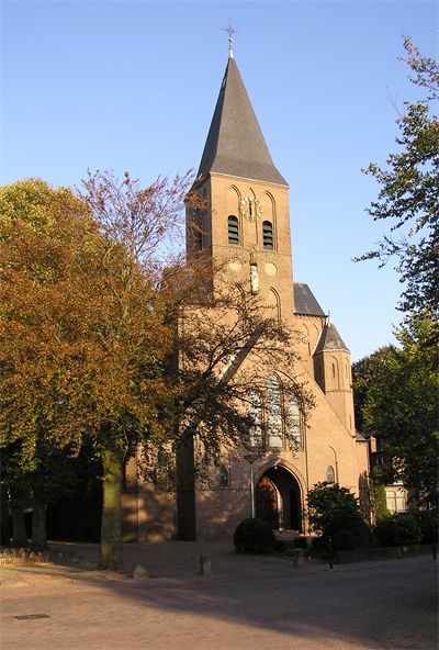 De kerk in Hooglanderveen