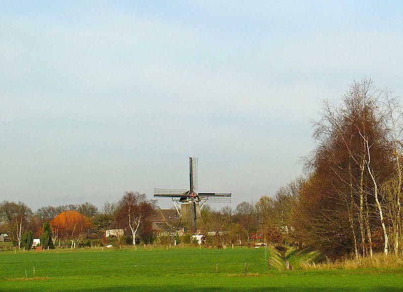 De molen in Makkum