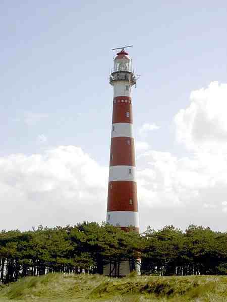 De vuurtoren op  Ameland