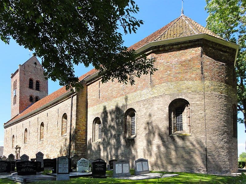 De Sint Martinuskerk in Boazum