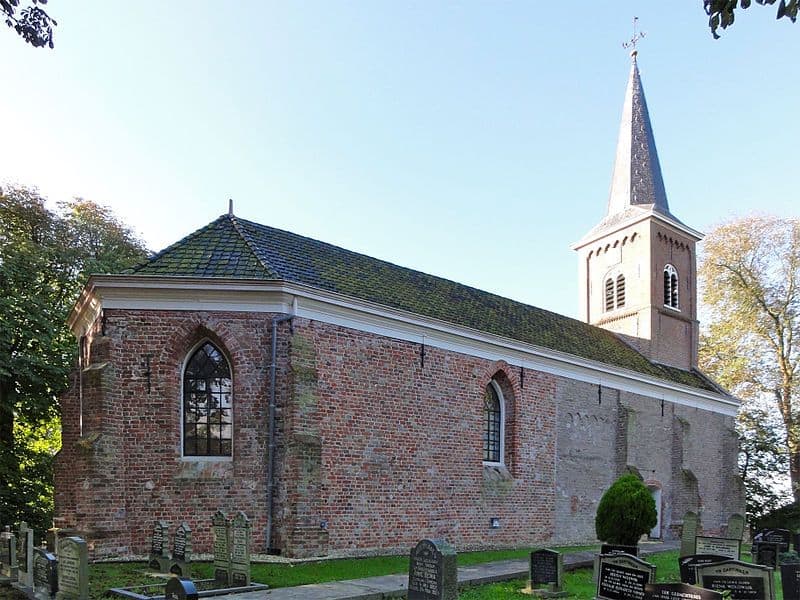De kerk in Brantgum