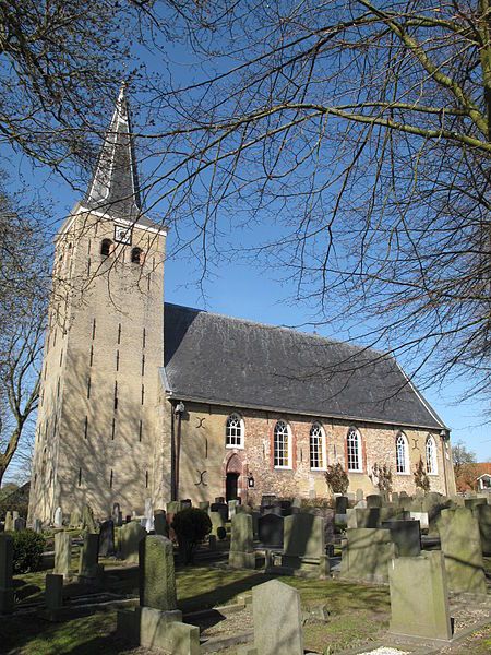 De kerk in Marssum