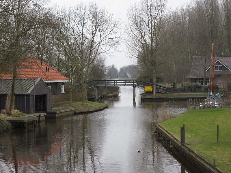 Bruggetje in Bartlehiem. Bekend van de elfstedentocht.