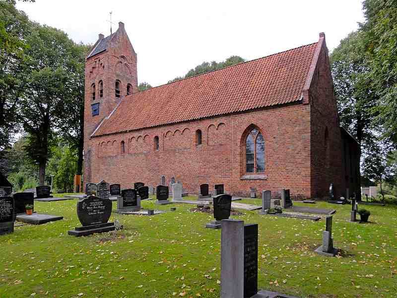 De Bonifatiuskerk in Damwoude