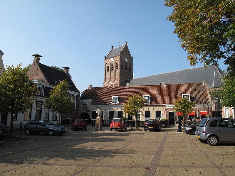 Dorpsplein in Ferwert