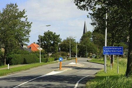Oosterbierum in beld