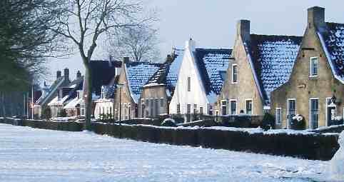 Kenmerkende huizen op Schiermonnikoog