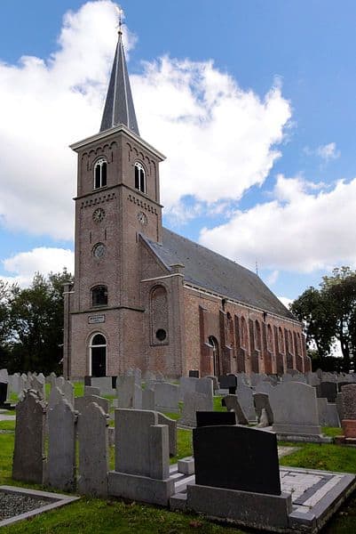 De kerk in Ternaard