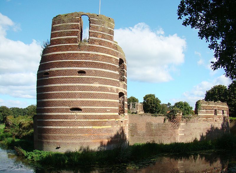 Kasteelruïne in Batenburg