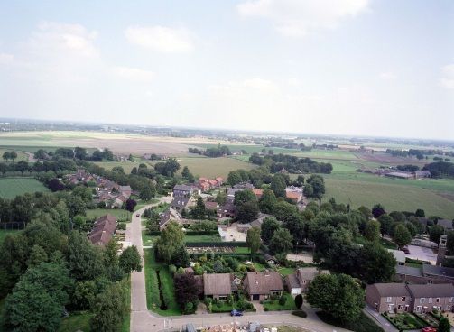 Heide - gem. Venray van bovenaf gezien.