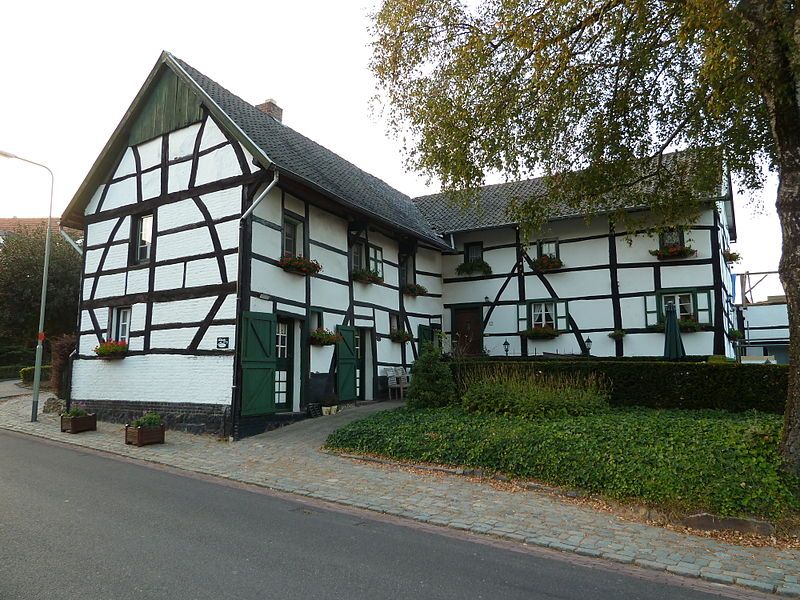 Vakwerkhuizen in Schweiberg