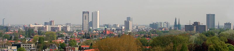 De skyline van Eindhoven