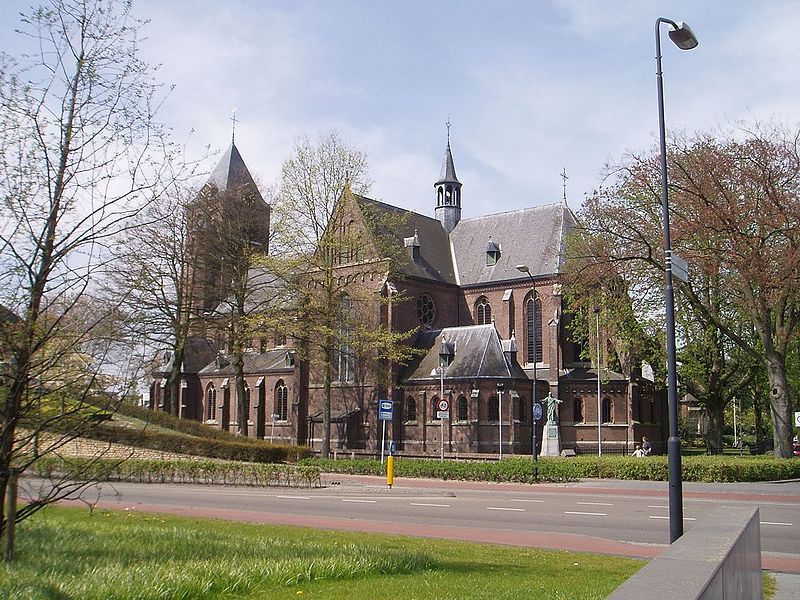 De kerk in Reusel