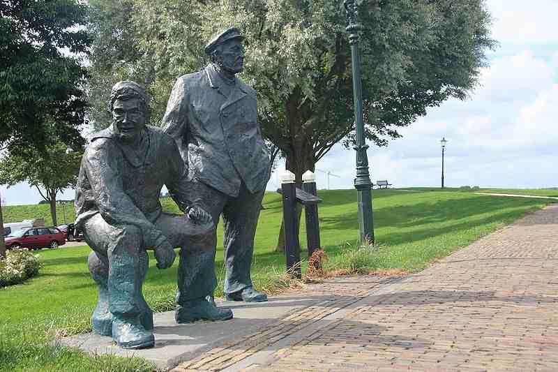 De beste stuurlui staan aan wal - zoals hier in Medemblik