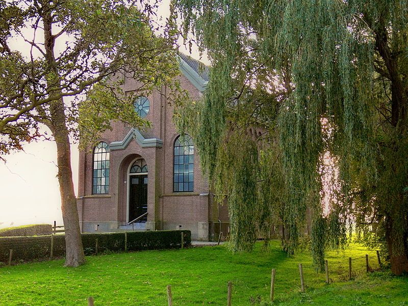 De Doopsgezinde Vermaning kerk in Middelie