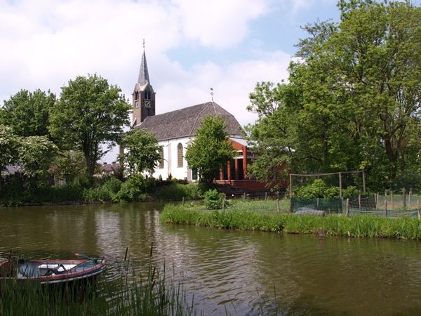 De kerk in Zuid Scharwoude