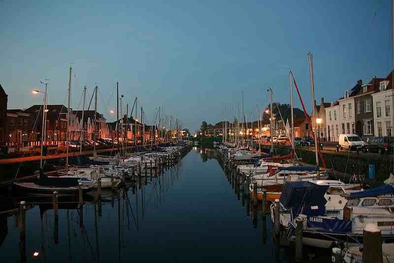 De haven in Brouwershaven