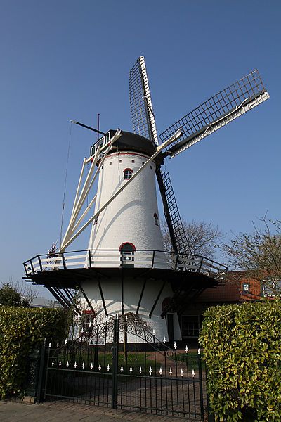 Molen De Vier Winden in Sint Annaland