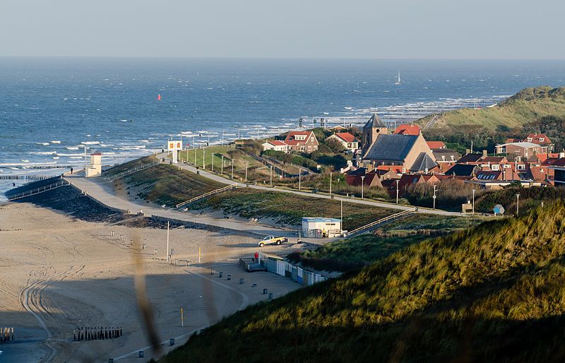 outelande vanaf de Duins in de ochtend