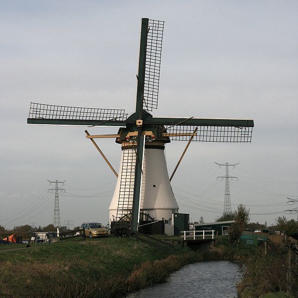 De Kortlandse Molen in Alblasserdam