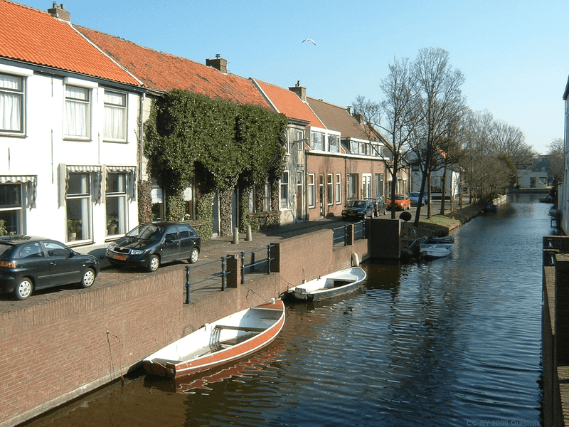 De kade in Honselersdijk