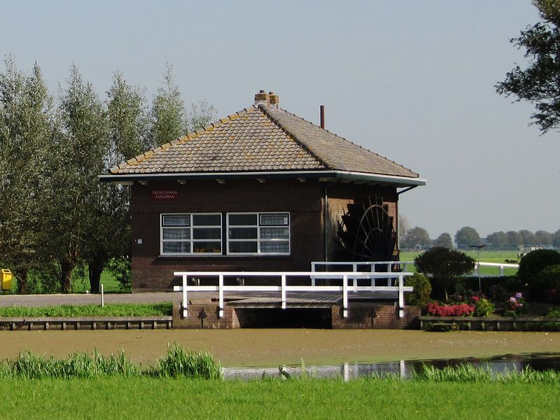 Diesselgemaal - Rijksmonument in Langerak