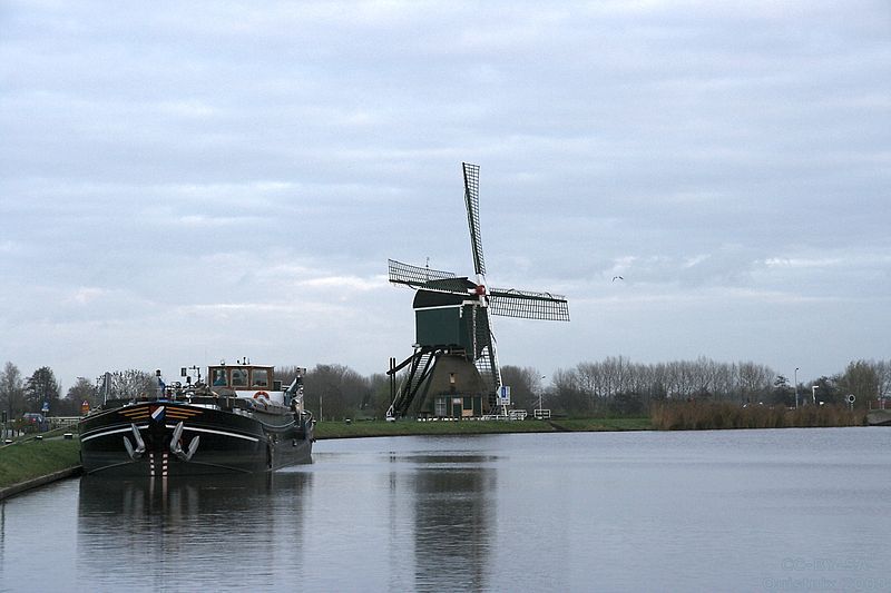 Rijksmonument De bonkmolen in Lexmond