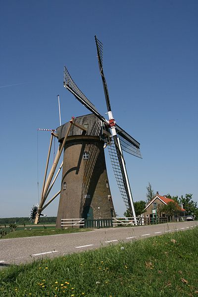 De molen Simonia in Piershil