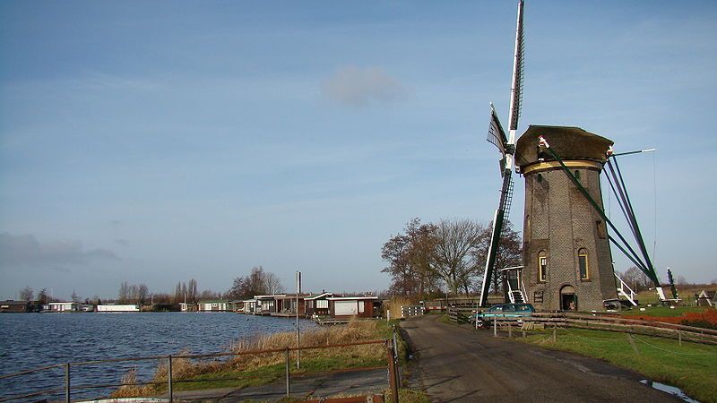 Windmolen in Rijpwetering