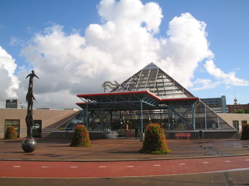 Het NS-station in  Rijswijk