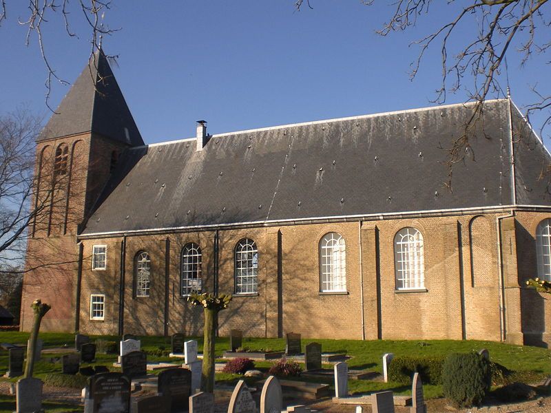 De kerk in St. Anthoniepolder