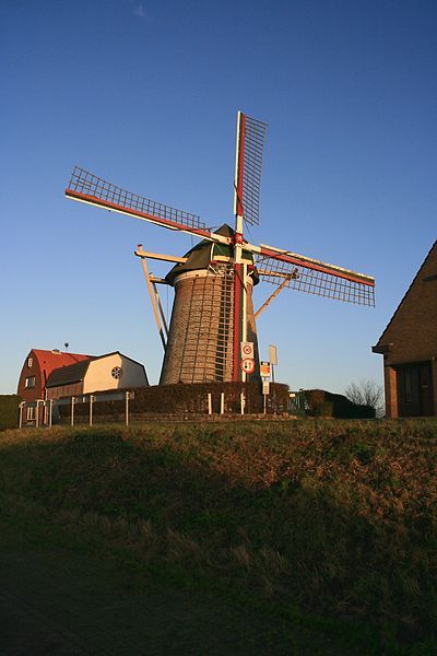 Molen De Korenaar in Stad aan het Haringvliet 