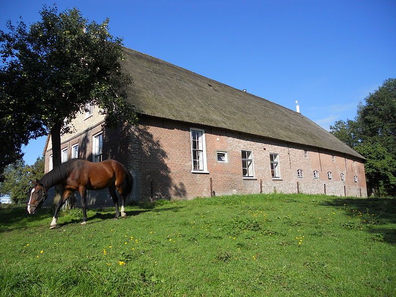 Een oude boerderij welke voorkomt op de rijksmonumentenlijst