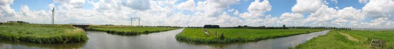 Panorama van Nieuwerkerk aan den IJssel