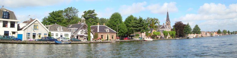 Oude Wetering vanaf het water