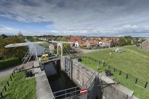 Schutsluis in Strijensas